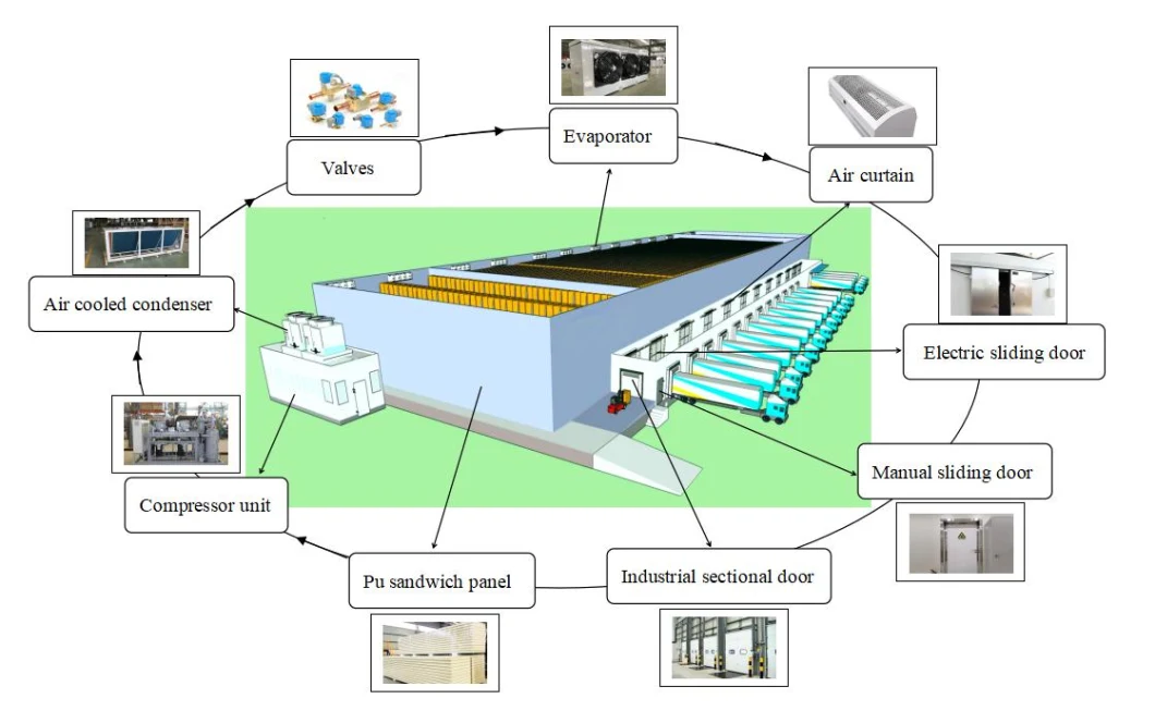 Xingxing Reliable and Good Quality Medical Cold Storage Cold Room Walk in Chiller