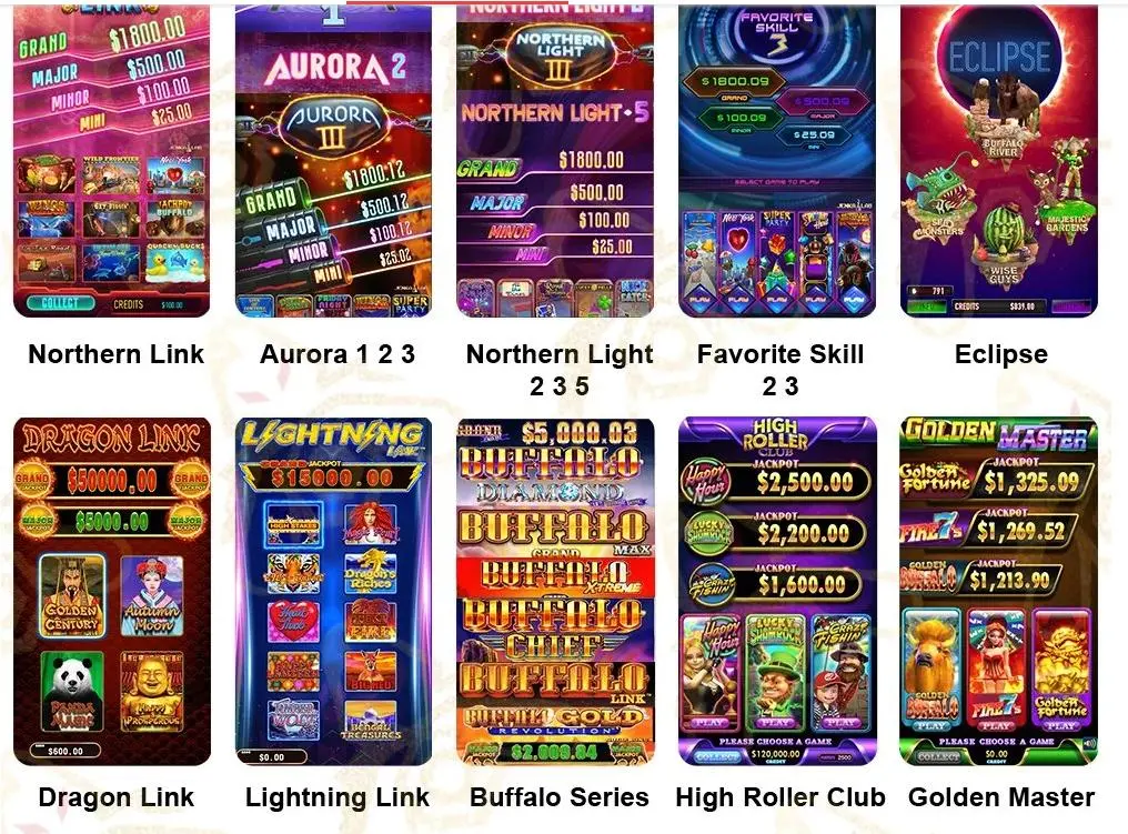 2023 USA Hot Popular China Casino Jackpot Arcade Video Ultimate 6 In1 Fire Link Multi Game Kits Slot Game Machine