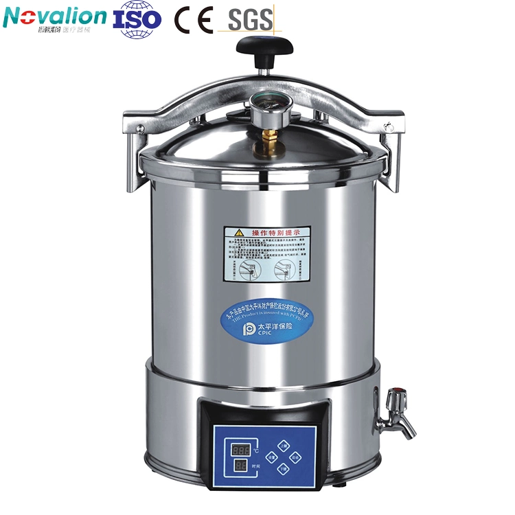 Medical Lab Full Stainless Steel 100L Vertical Steam Autoclave Sterilizer