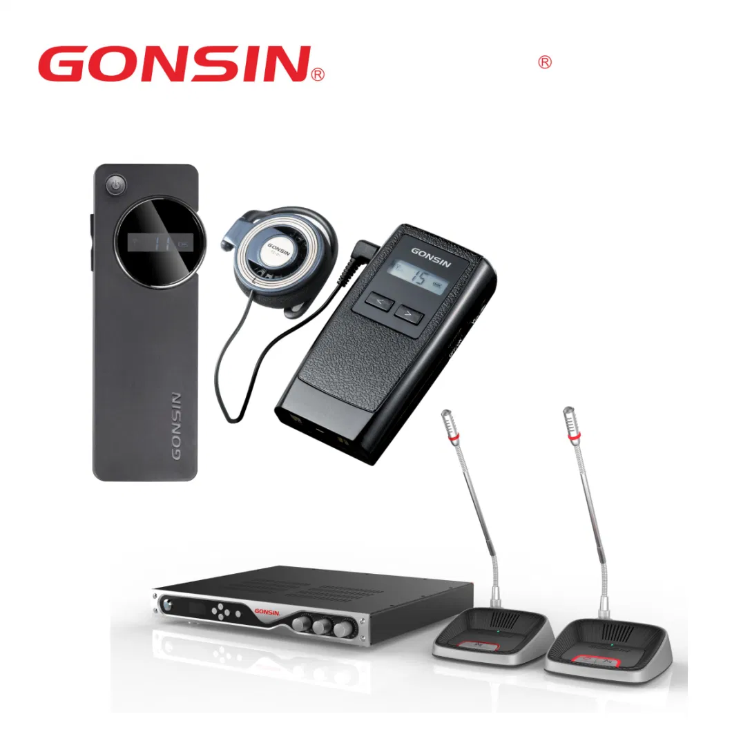 Conference Equipment for Microphone System Translate Professional of Sound Simultaneous Translation Kit Translater Wireless