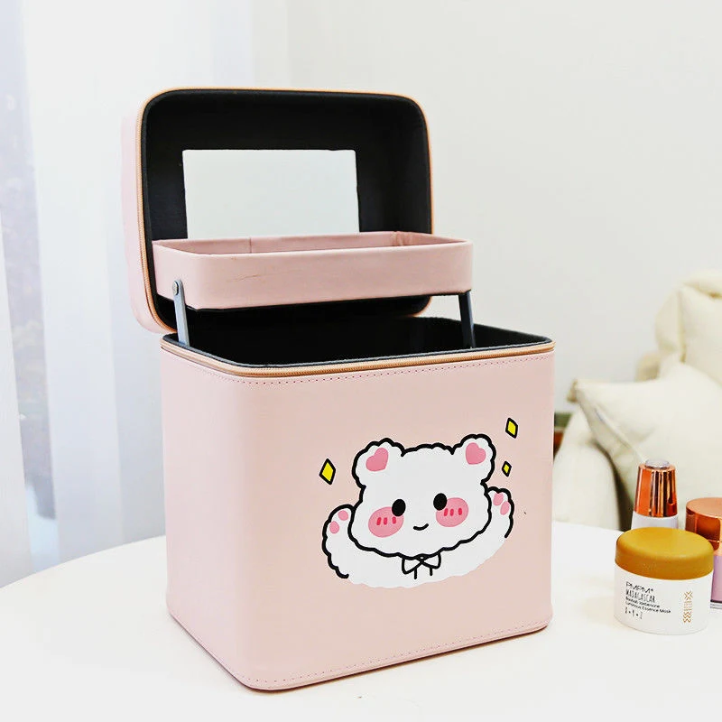 Makeup Bag Large Capacity Makeup Case Simple Female Portable Toiletry Storage Case