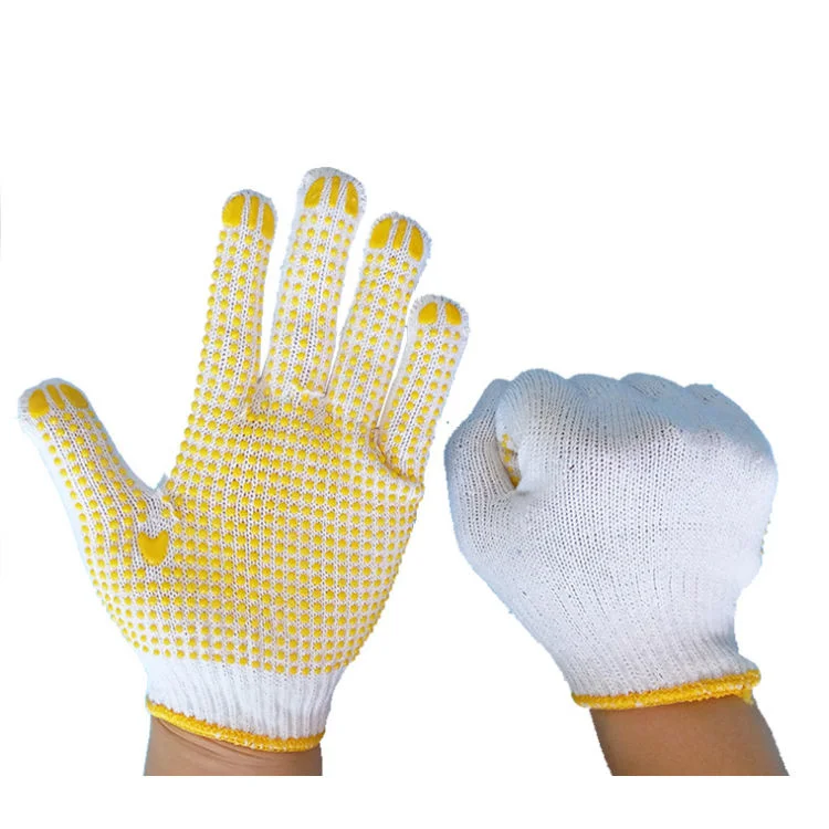 High Performance China Factory Anti-Slip PVC Dotted Cotton Gloves for Industry