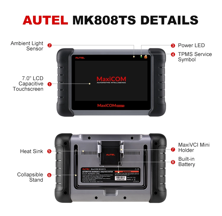 Autel 808 Scan Tool Autel Maxicheck 808 Autel Scanner 808 OBD2 Odometer Correction Diagnostic Tools