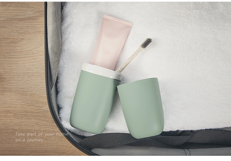 Capsule Accompanying Cup Travel Gargle Toothbrush Box Portable Cup Set