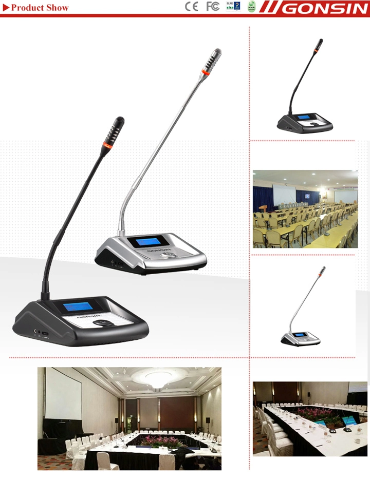 Congress System Basic Discussion Conference System Host Microphone Audio Conference System/Conference with Camera Auto Tracking