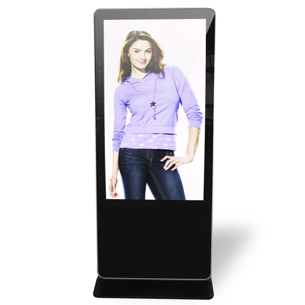 50 Inch iPhone Pole Digital Signage Plug and Play Display