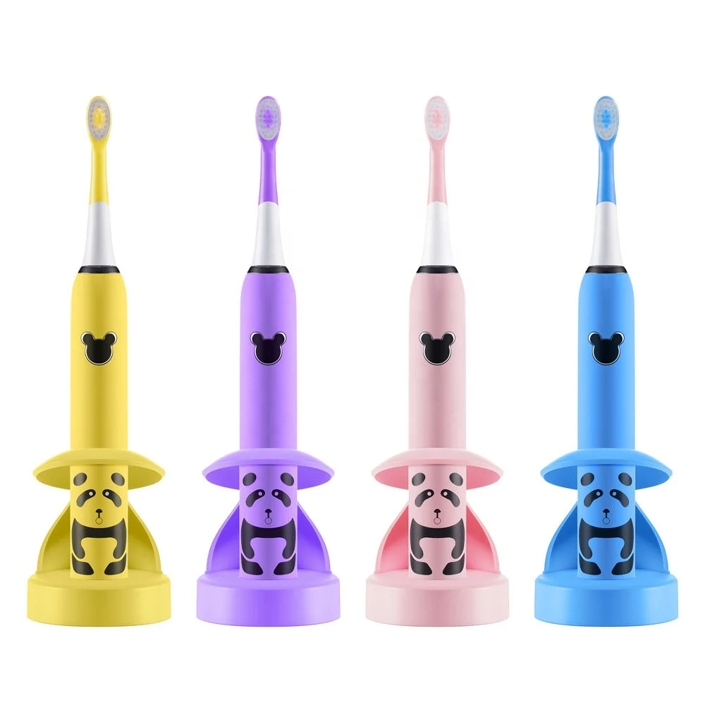 Soft Brush Children Sonic Electric Ultrasonic Toothbrush for Baby Wireless USB