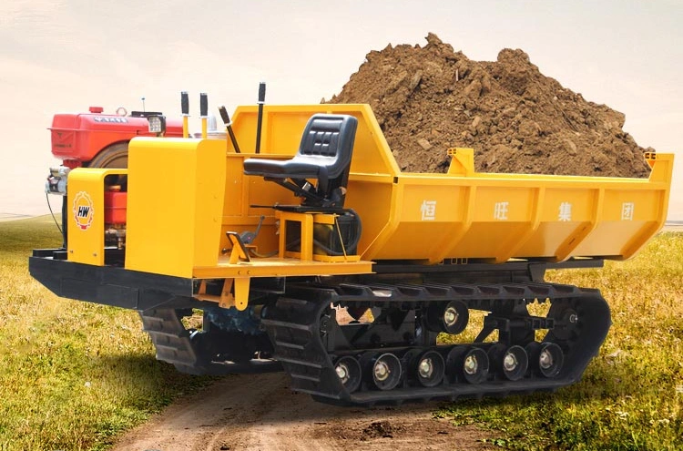 Costomize Good Climbing Performance Crawler Dumpers Rubber Track 3 Ton Dumper for Ghana