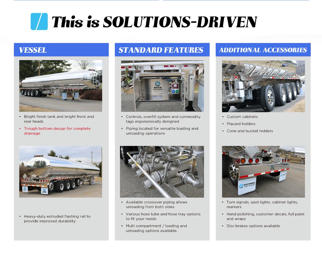 Multi Axle Semi Trailer High Load Capacity and Stable Performance