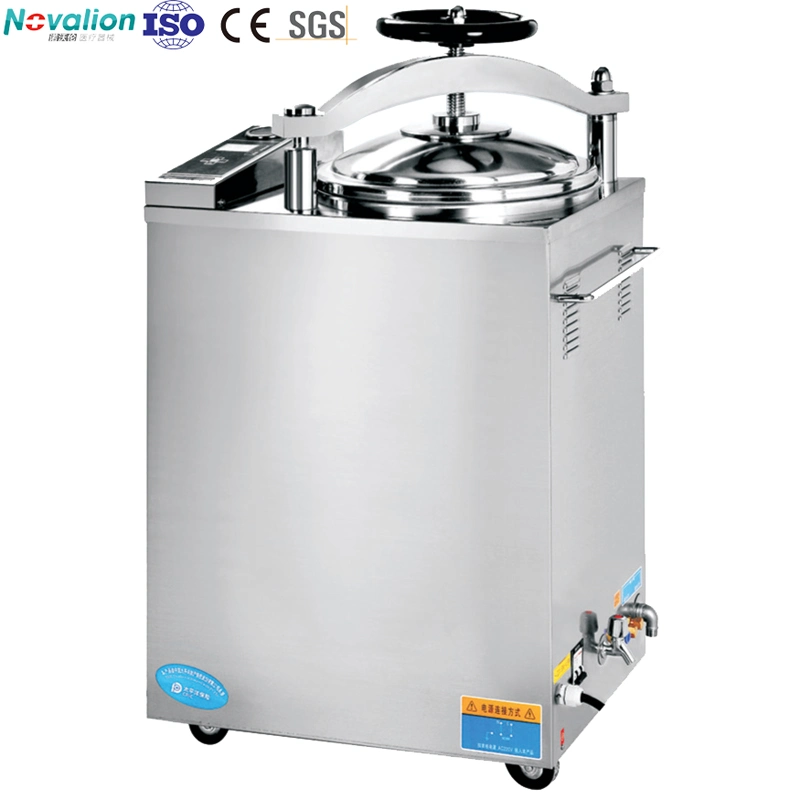 Medical Lab Full Stainless Steel 100L Vertical Steam Autoclave Sterilizer