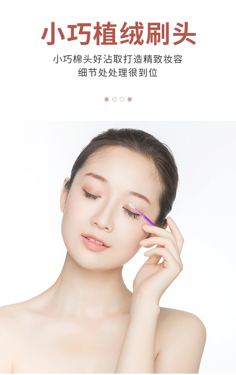 Draw Eyeliner Embroider Remove Eyelashes Apply Medicine with Cleaning Bottle Graft Cleaning Cotton Stick