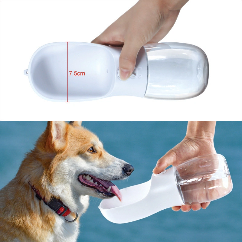 Pet 2-in-1 Accompanying Portable Pet Drinking Bottle