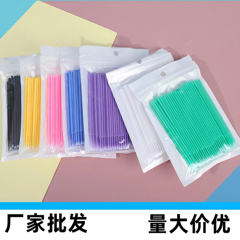 Draw Eyeliner Embroider Remove Eyelashes Apply Medicine with Cleaning Bottle Graft Cleaning Cotton Stick