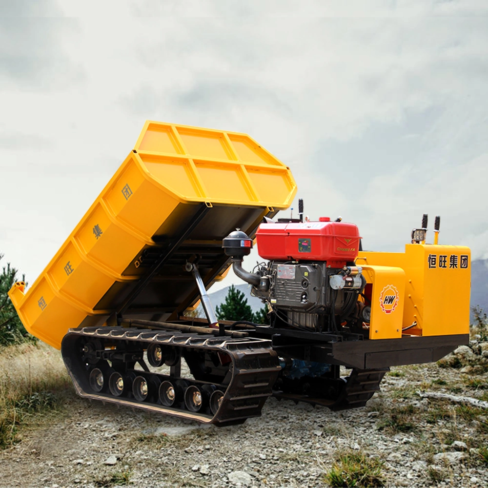 Costomize Good Climbing Performance Crawler Dumpers Rubber Track 3 Ton Dumper for Ghana