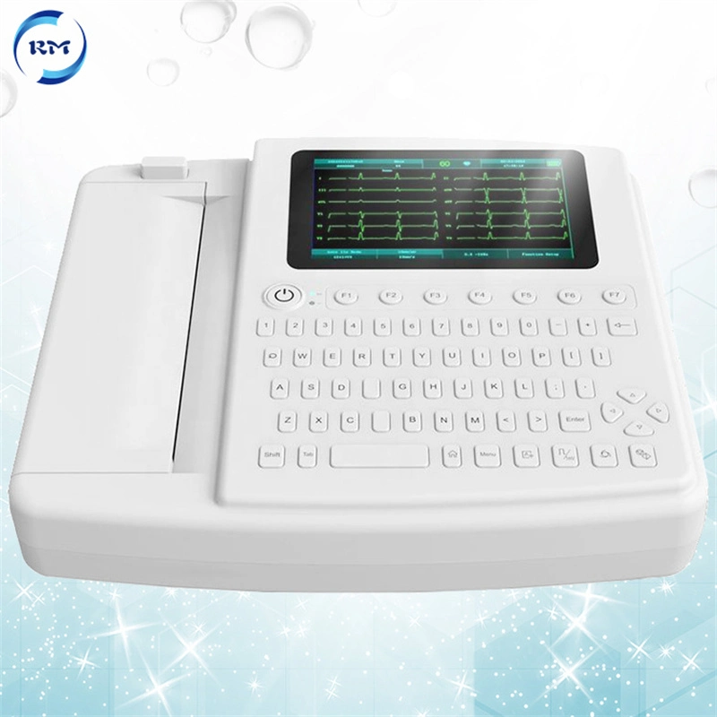 Clinic Digital Bulit-in Battery Portable 12 Channel ECG Machine with Interpretation