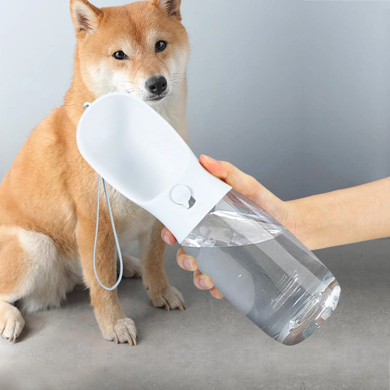 Pet 2-in-1 Accompanying Portable Pet Drinking Bottle