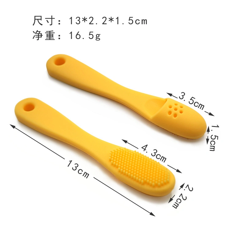 Pet Silicone Toothbrush Cleaning Finger Cot Toothbrush Silicone Dog Toothbrush Cat Toothbrush