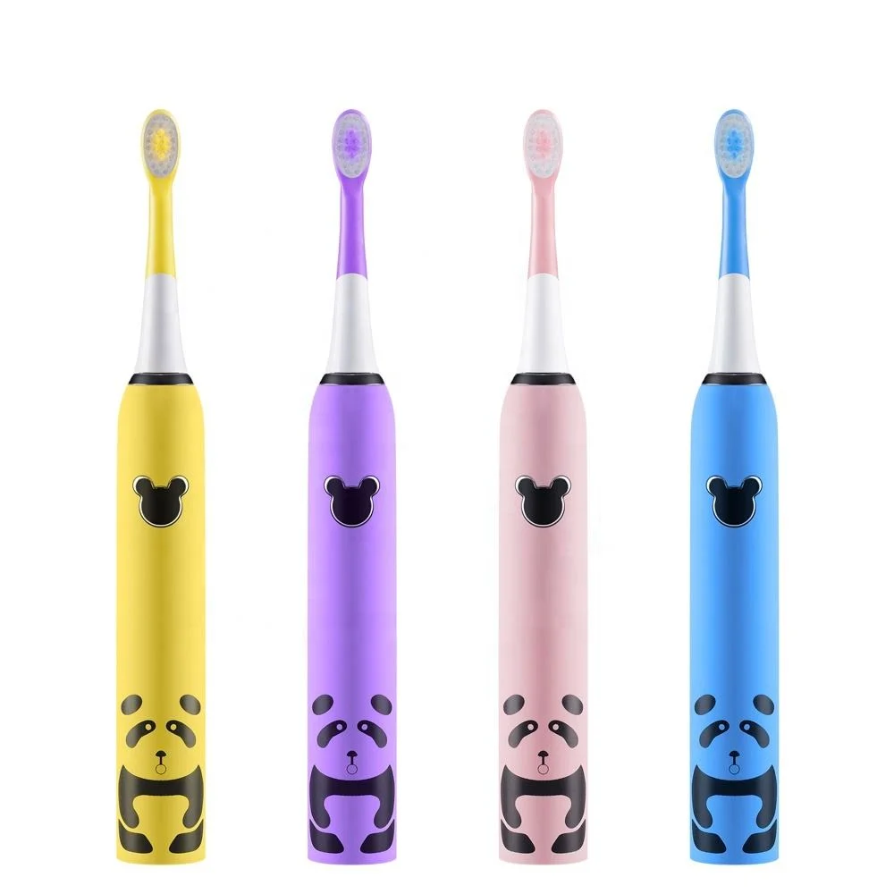 Soft Brush Children Sonic Electric Ultrasonic Toothbrush for Baby Wireless USB