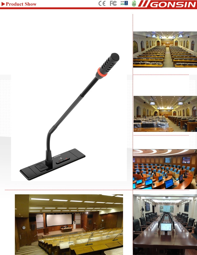 Speaker Audio System Microphone System for Conference Room with 6 Channels Interpretation Equipment and Electronic Voting System