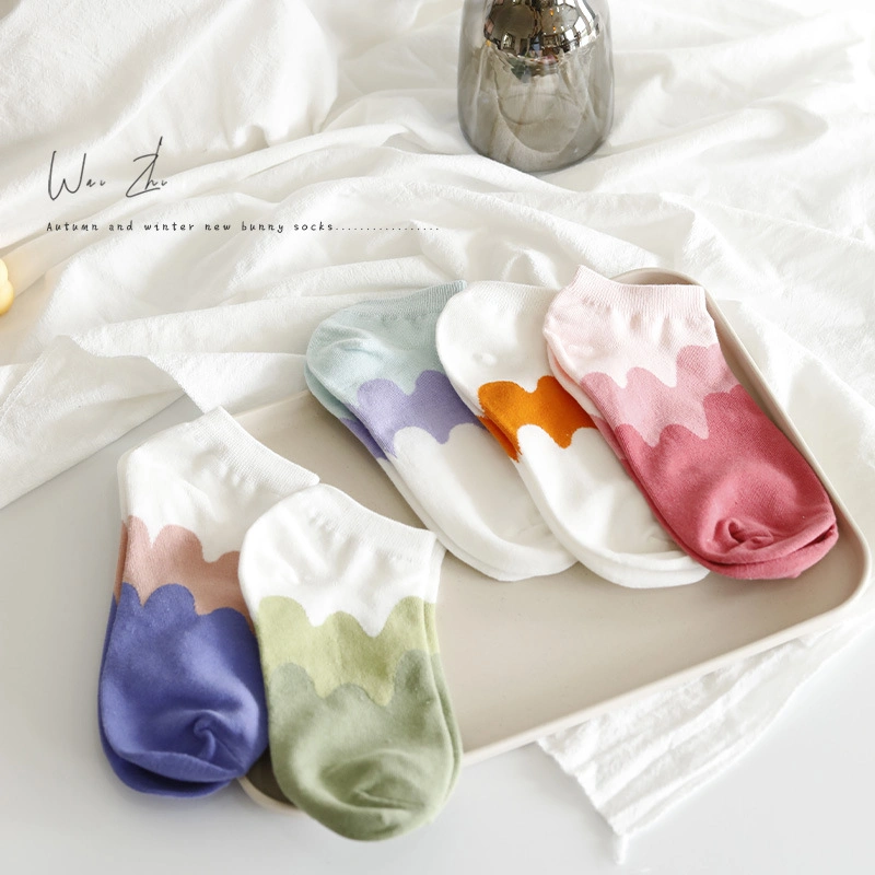 New Female Short Shallow Section Japanese Cute Ins Tide Short Low Socks