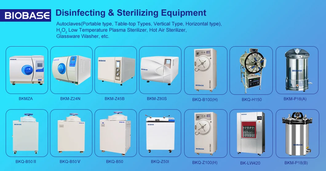 Biobase Class B Horizontal Pulse Vacuum Autoclave 150L Capacity Autoclave Machine