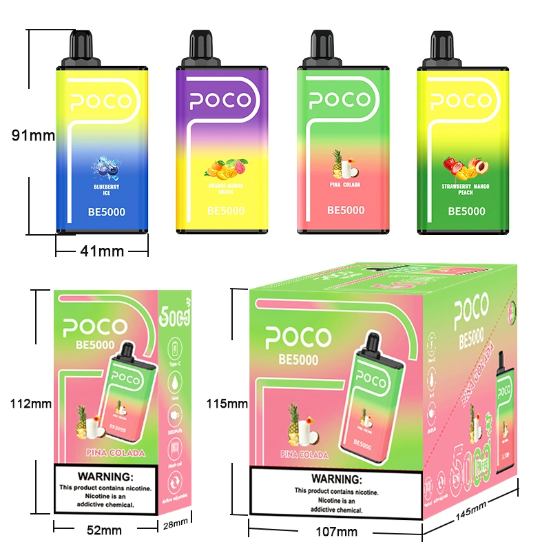 Poco Be5000 Disposable Vape Starter Kit 5000 Puff Bar Vape Review