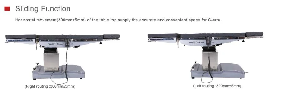 Multi-Functional Economic Surgical Operating Table for Surgical Operating Theatre Bed