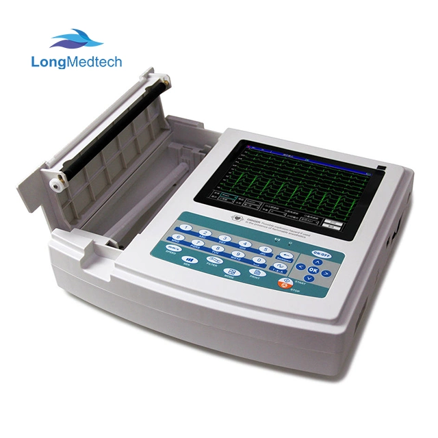 ECG1200g CE Touch Screen 12 Channel ECG Electrocardiogram Machineecg Machine