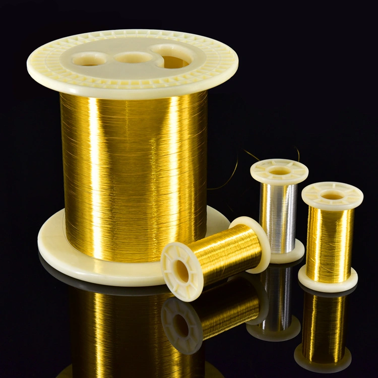 Silver Gold-Plated Wire, Gold Plated Wire, Pure Silver Gold-Plated Wire Is Used in The Production of Electronic Touch