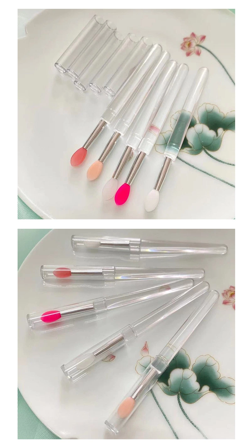 Cosmetic Mask Stick Is Sanitary and Convenient to Carry Multi-Color New Silicone Lip Brush