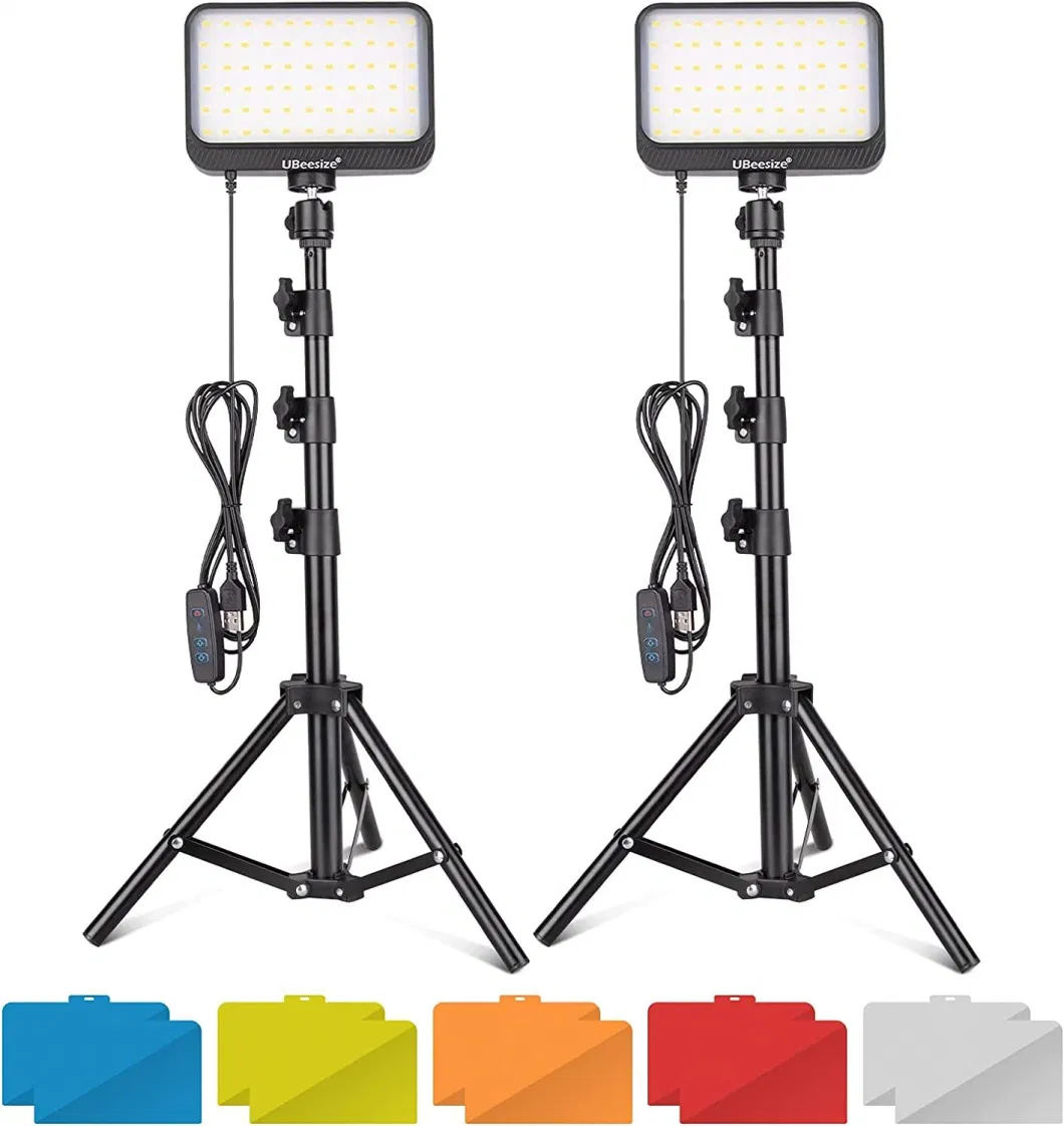 Dimmable Continuous Portable Photography Lighting LED Video Light Kit