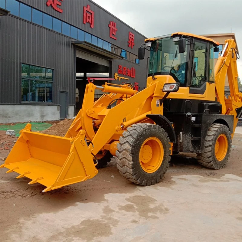 Factory Supply Directly China Brand 6 Ton 8ton Hydraulic Backhoe Loader Mini Wheel Loader Digger for Sale