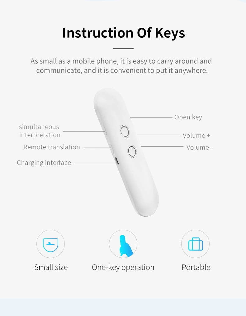 T4 Intelligent Voice Translator Multi-Language Real-Time Translation Supports Remote Translation Photo Translation Translator