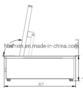 Smart Motorized Monitor Lift with Flip-up 15.6&prime;&prime;/17.3&prime;&prime; Full HD Touch Control Screen and Optional Camera, Microphone for Paperless Conference System