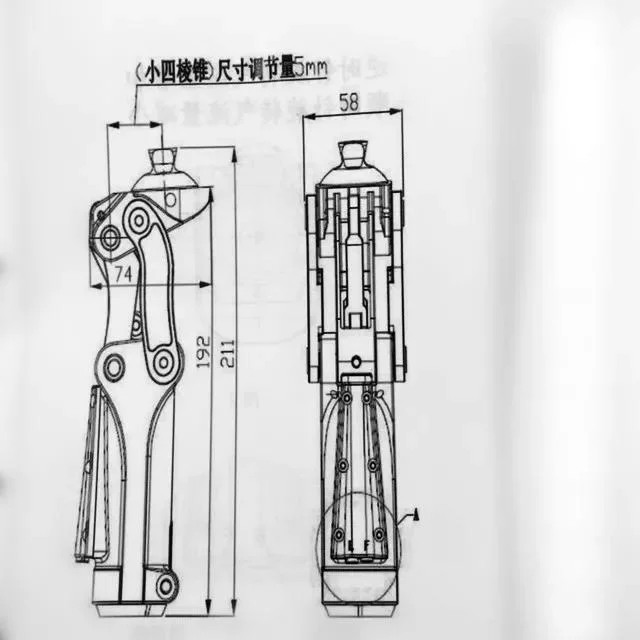 Light Weight Aluminum Leg Prosthesis Pneumatic Knee Prosthetics