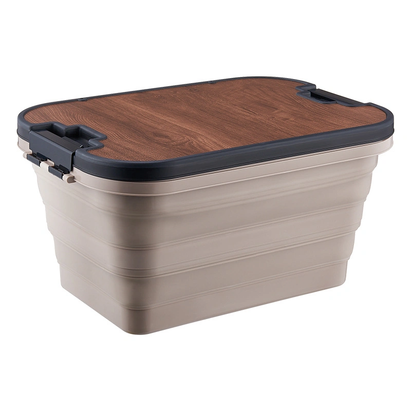 Discount Price Modern Simple Wood Lightweight Portable Foldable Camping Storage Box