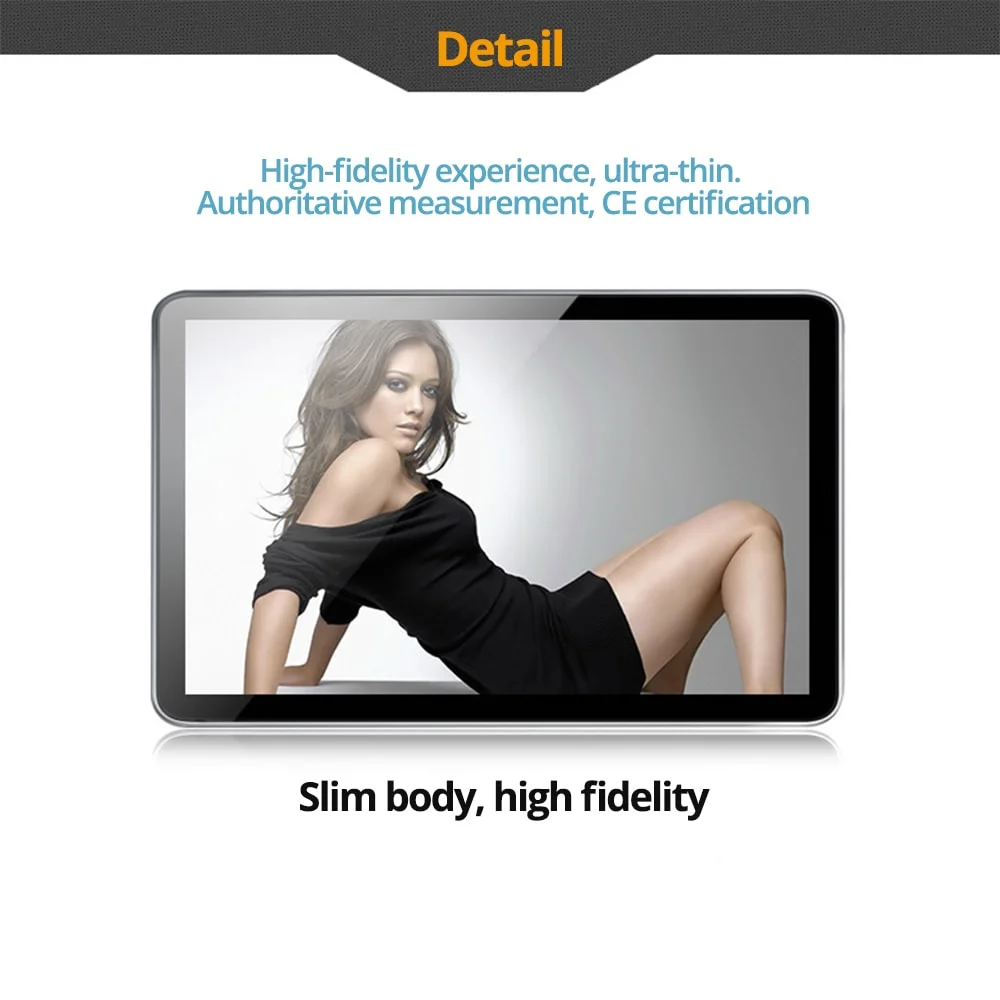 19 Inch Super Slim Table Standing Digital LCD Screen