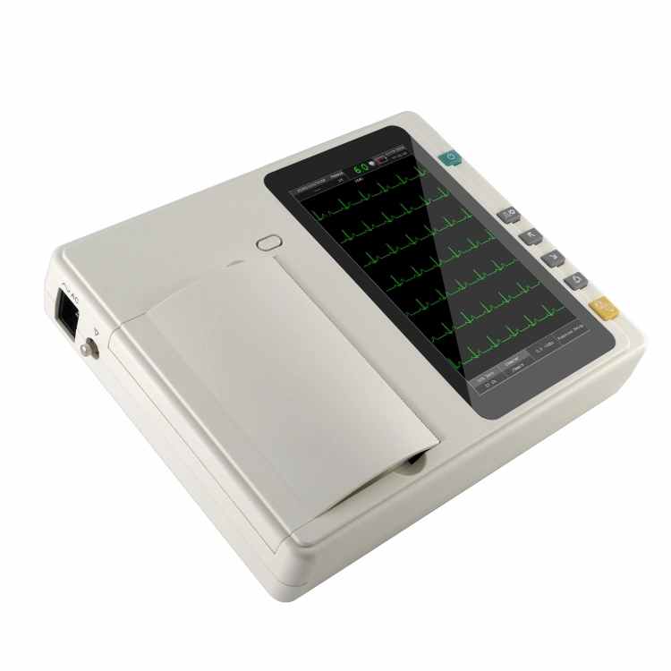 CE Approved Digital 3/6 Channel Portable ECG Machine Electrocardiograph