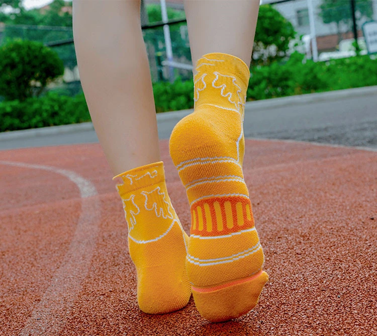 Gym Street Wear Sport Stocking School Children Custom Manufacturer Circulation Medical Running Athletic Nurse Running Cotton Men Sock