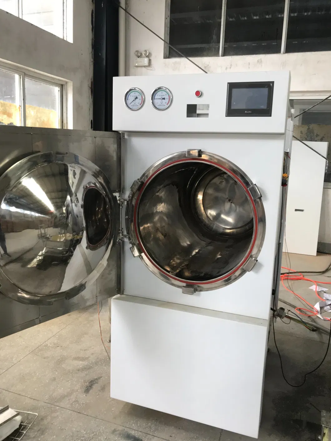 Rh-HS50 (G) Hospital Clinic 50 Liter Bulk Theatre Vertical Steam Sterilizer Autoclave with Optional Printer