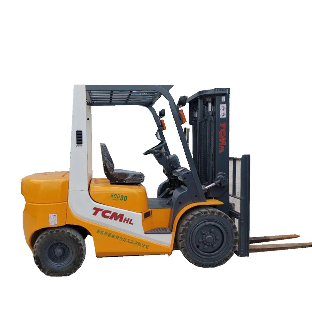 Second Hand Diesel Forklift Japanese Forklift Loaders Pallet 3ton Telescopic Forklift Tcm Fd30