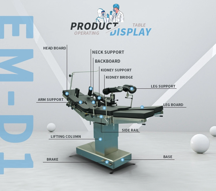 Medical Electric Operating Tableoperating Table with Translation Function at a Favorable Price