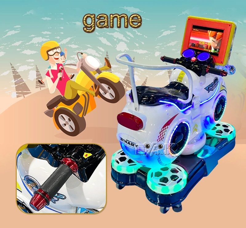 Happy Motorcycle Kids Video Games 3D Motor Kiddie Rides 3D Bike Game Machine