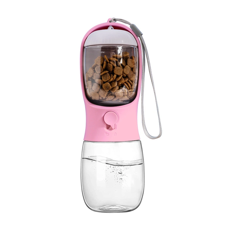 Portable Pet Water Transparent Cup Water Accompanying Cup Bottle