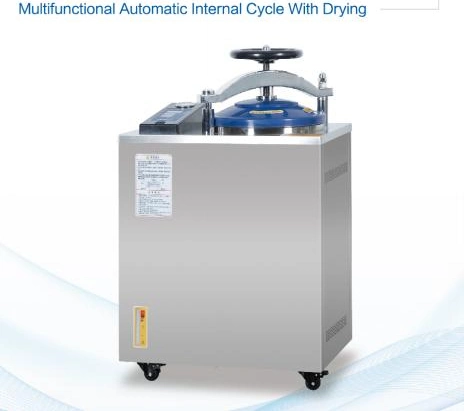 Vertical Automatic Discharge Cold Air Medical Steam Sterilizer