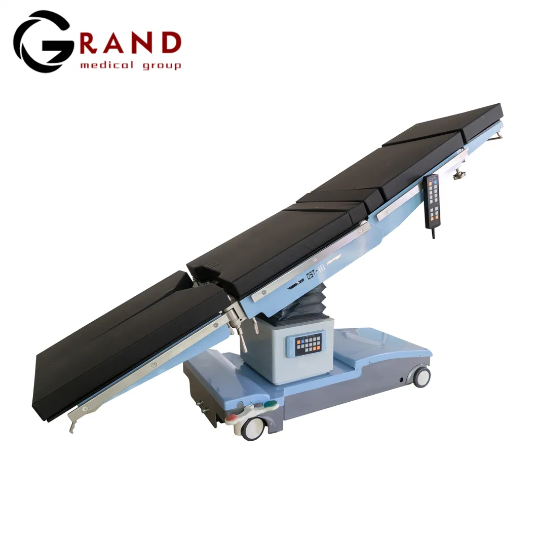 German Technology Hydraulic Transmission Structure Uniform and Stable Moving Speed Hospital Electric Surgical Table Top Operating Table manufacturers