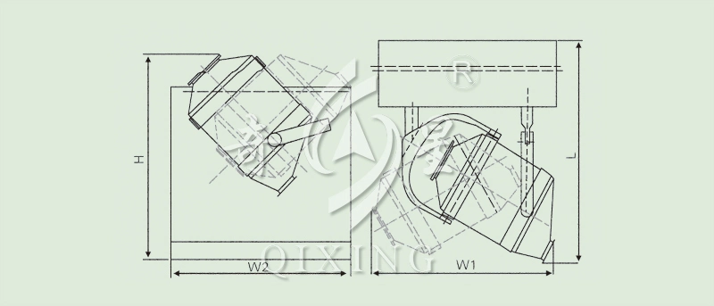 Industrial Sh-100 Pharmaceutical Chemical 3D Swing Powder Mixer