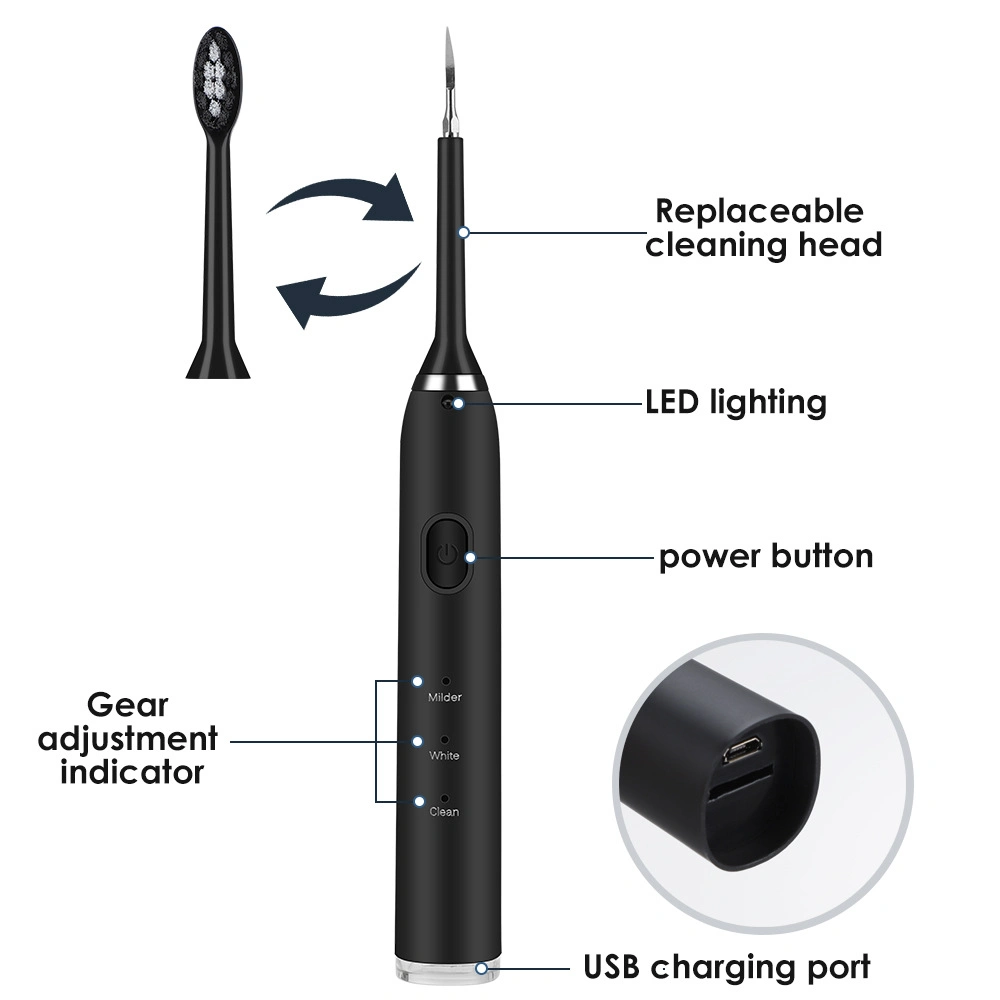 Hot Selling Advanced Security Scaler Machine Electric Ultrasonic Toothbrush Home Use