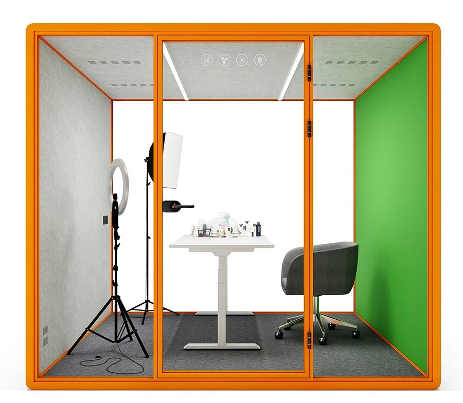 Soundproof Pods Office Cell Phone Booth Acoustic Booth Interpreter Sound Proof Booth