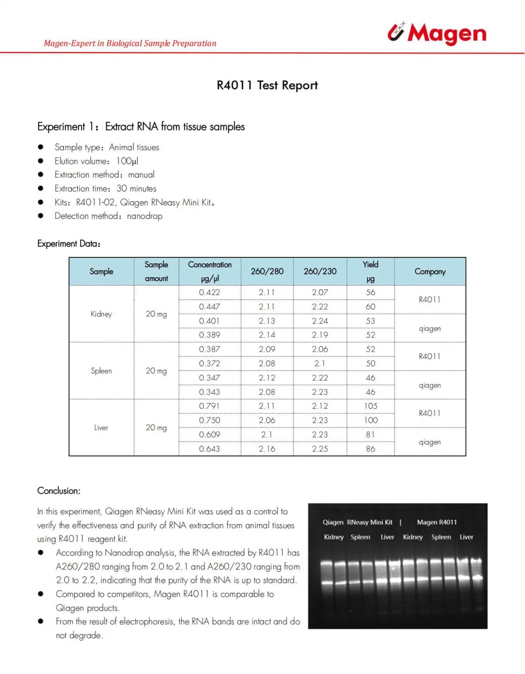 Hipure Total Rna Kit From Animal Tissues, Cells and Simple Plant Tissues